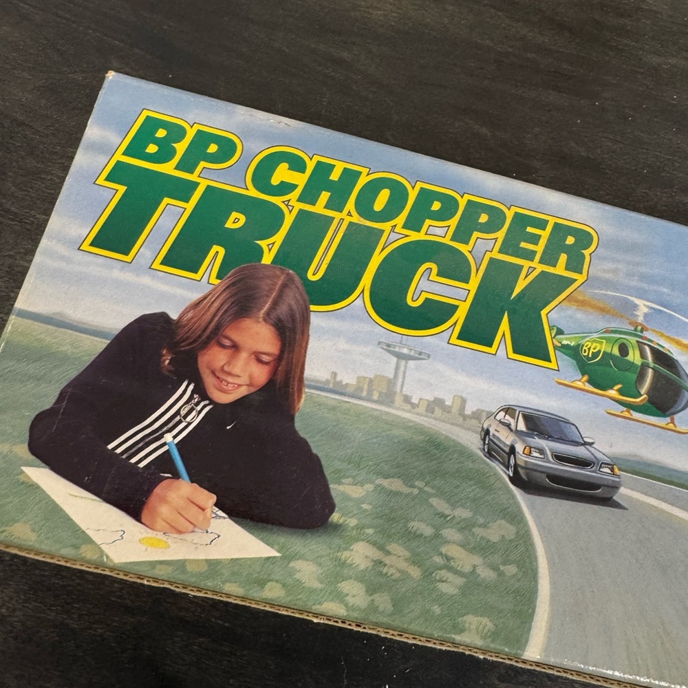 bp Chopper Truck Panel Graphic – Green and Yellow Logo Artwork